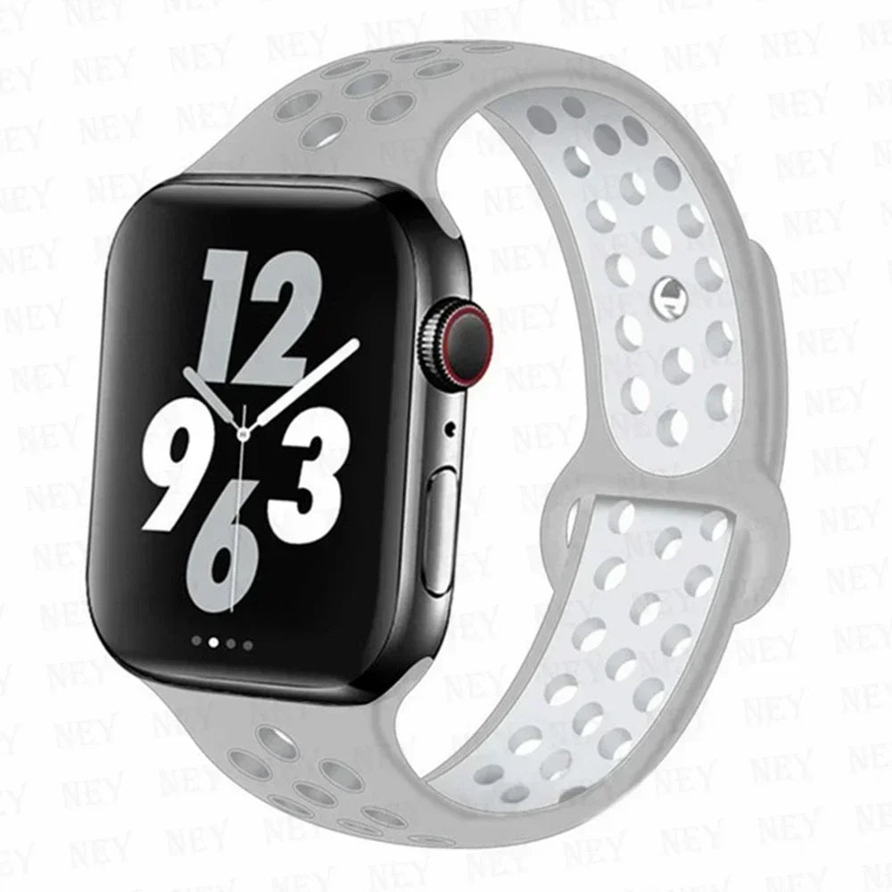 Silicone Sport Straps For Apple Watch Band 45mm 44mm Ultra2 49mm 38/40mm 41mm 42mm Pride Bracelet iWatch Series 8 7 6 4 5 3 9 SE