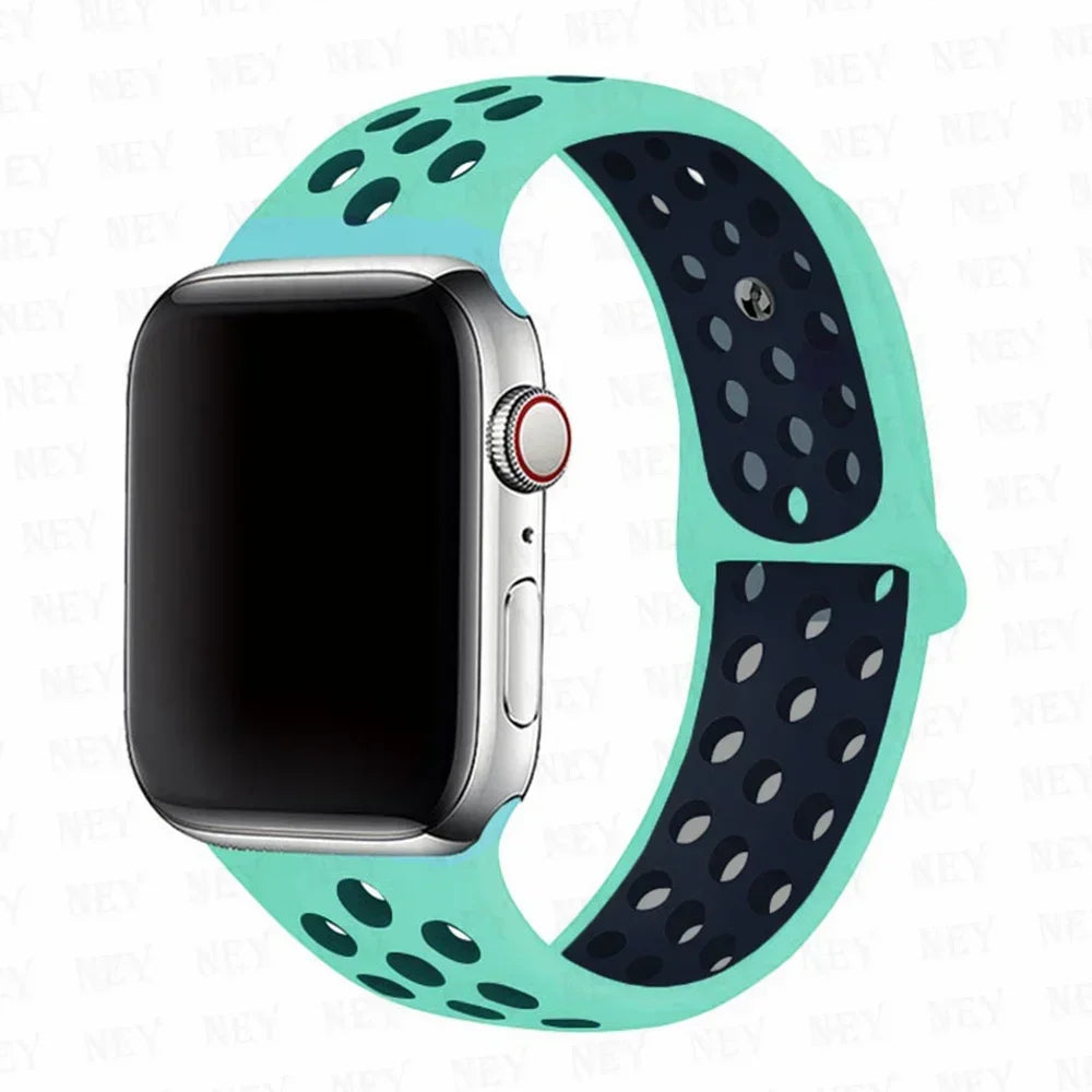 Silicone Sport Straps For Apple Watch Band 45mm 44mm Ultra2 49mm 38/40mm 41mm 42mm Pride Bracelet iWatch Series 8 7 6 4 5 3 9 SE