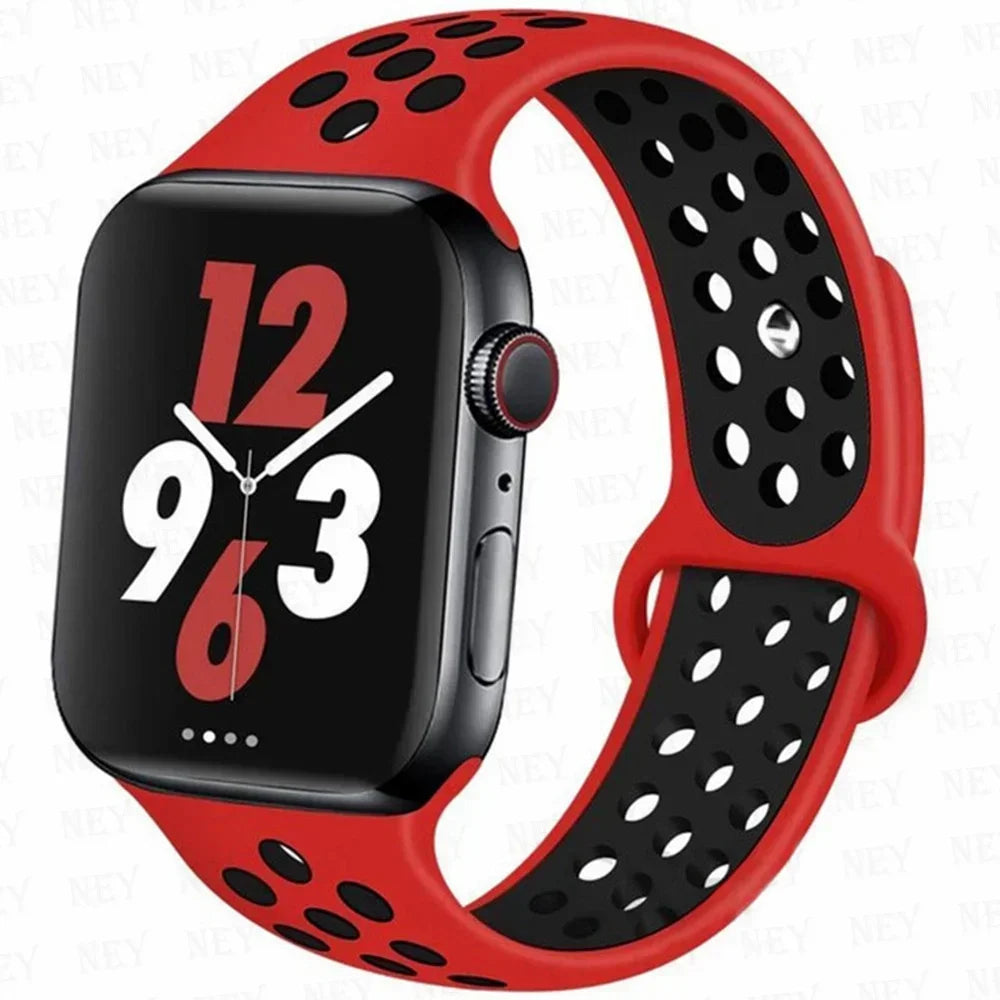 Silicone Sport Straps For Apple Watch Band 45mm 44mm Ultra2 49mm 38/40mm 41mm 42mm Pride Bracelet iWatch Series 8 7 6 4 5 3 9 SE