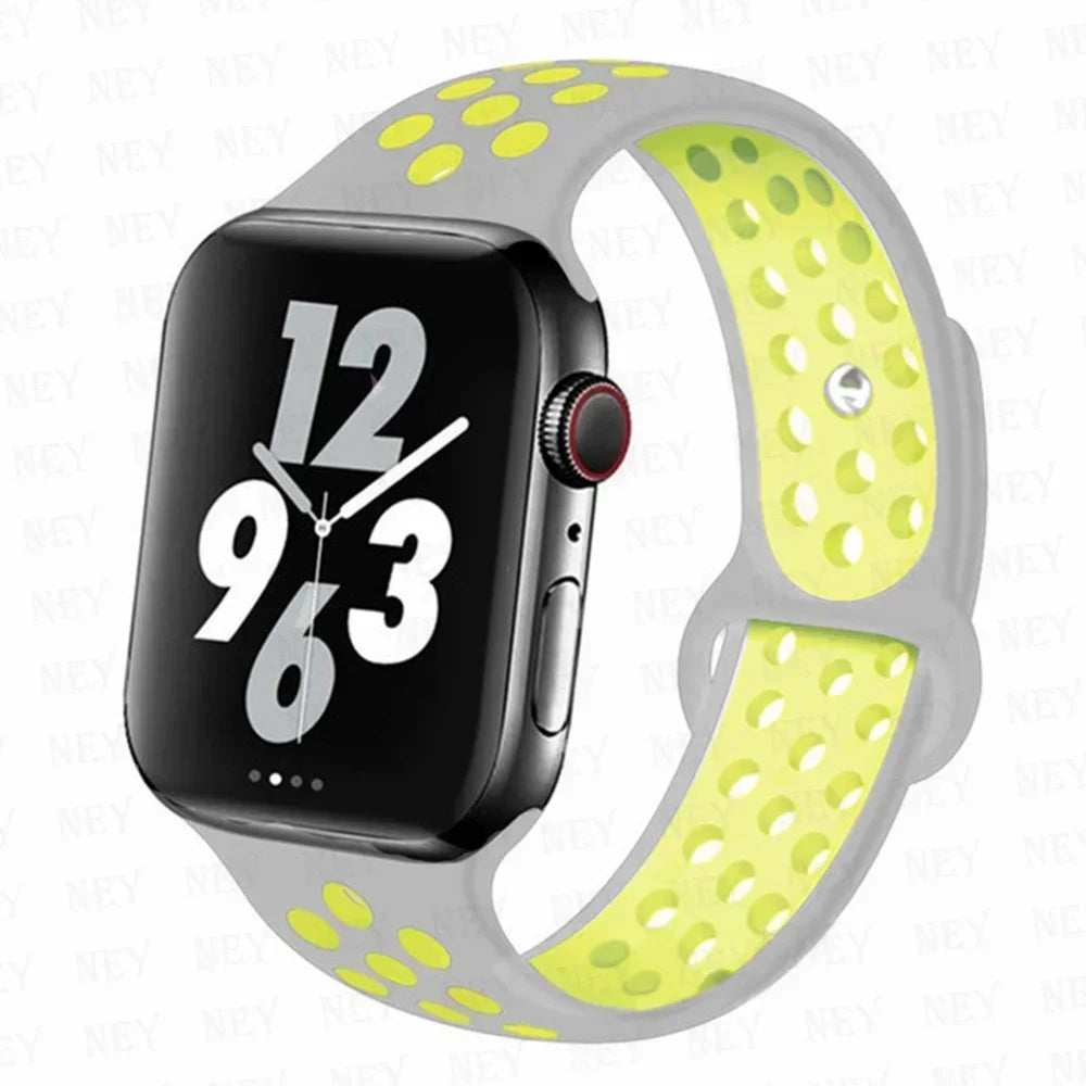 Silicone Sport Straps For Apple Watch Band 45mm 44mm Ultra2 49mm 38/40mm 41mm 42mm Pride Bracelet iWatch Series 8 7 6 4 5 3 9 SE