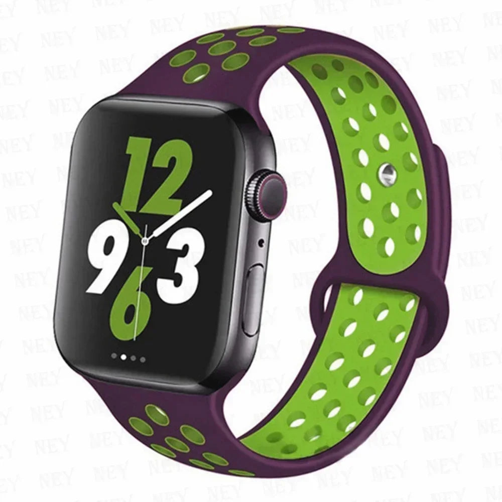 Silicone Sport Straps For Apple Watch Band 45mm 44mm Ultra2 49mm 38/40mm 41mm 42mm Pride Bracelet iWatch Series 8 7 6 4 5 3 9 SE