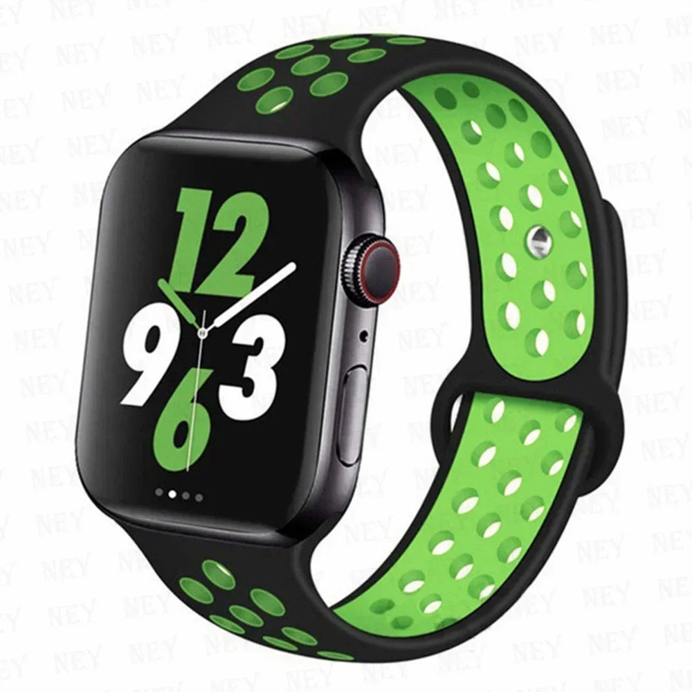 Silicone Sport Straps For Apple Watch Band 45mm 44mm Ultra2 49mm 38/40mm 41mm 42mm Pride Bracelet iWatch Series 8 7 6 4 5 3 9 SE