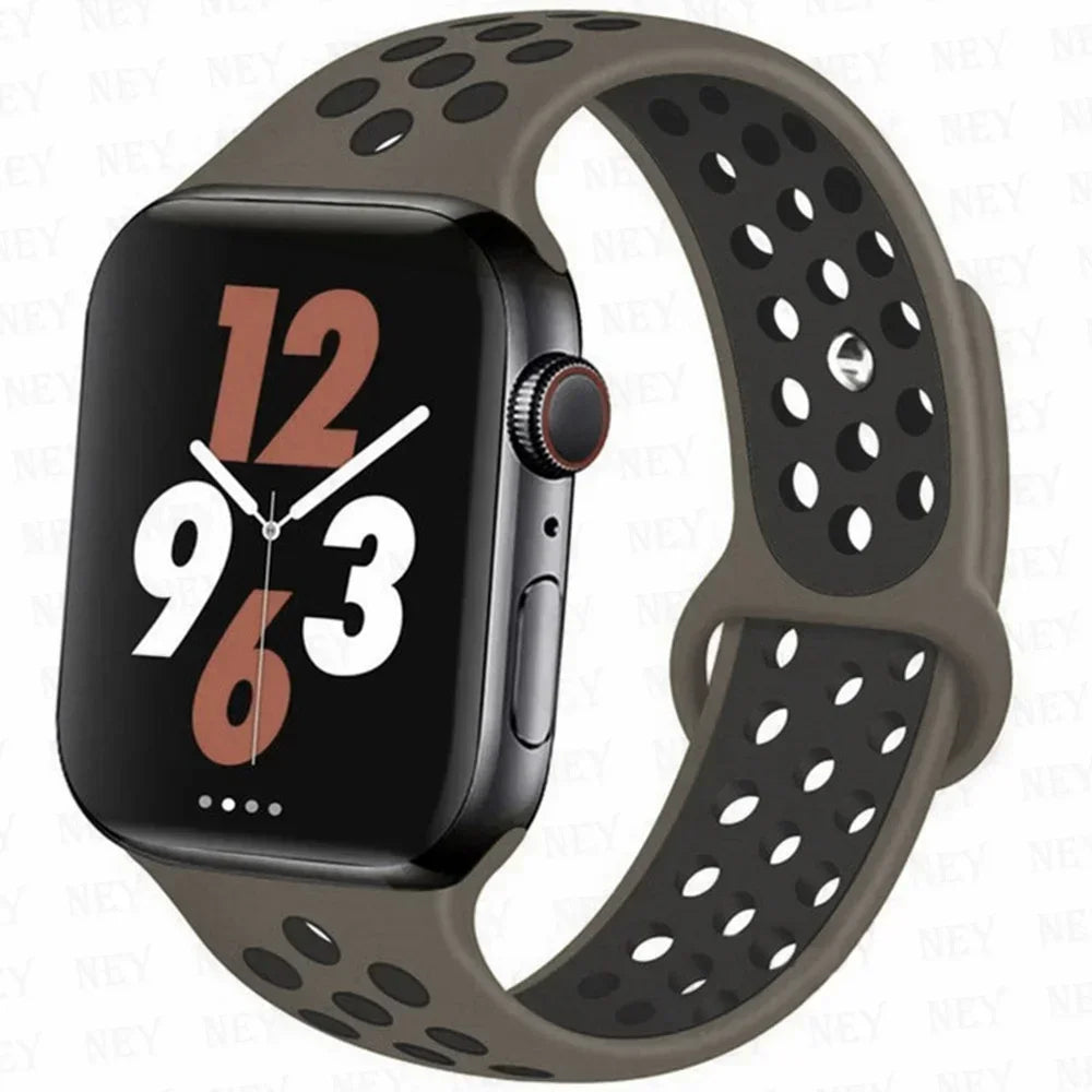 Silicone Sport Straps For Apple Watch Band 45mm 44mm Ultra2 49mm 38/40mm 41mm 42mm Pride Bracelet iWatch Series 8 7 6 4 5 3 9 SE