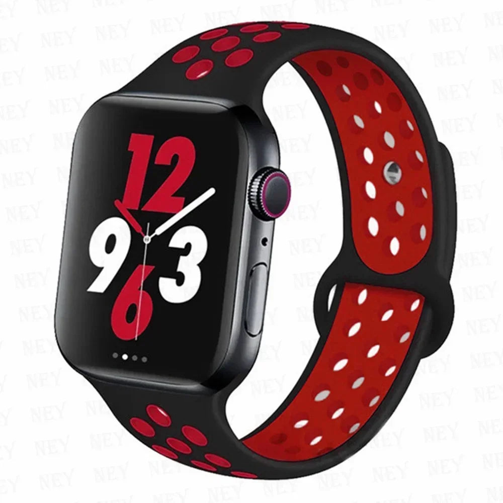 Silicone Sport Straps For Apple Watch Band 45mm 44mm Ultra2 49mm 38/40mm 41mm 42mm Pride Bracelet iWatch Series 8 7 6 4 5 3 9 SE