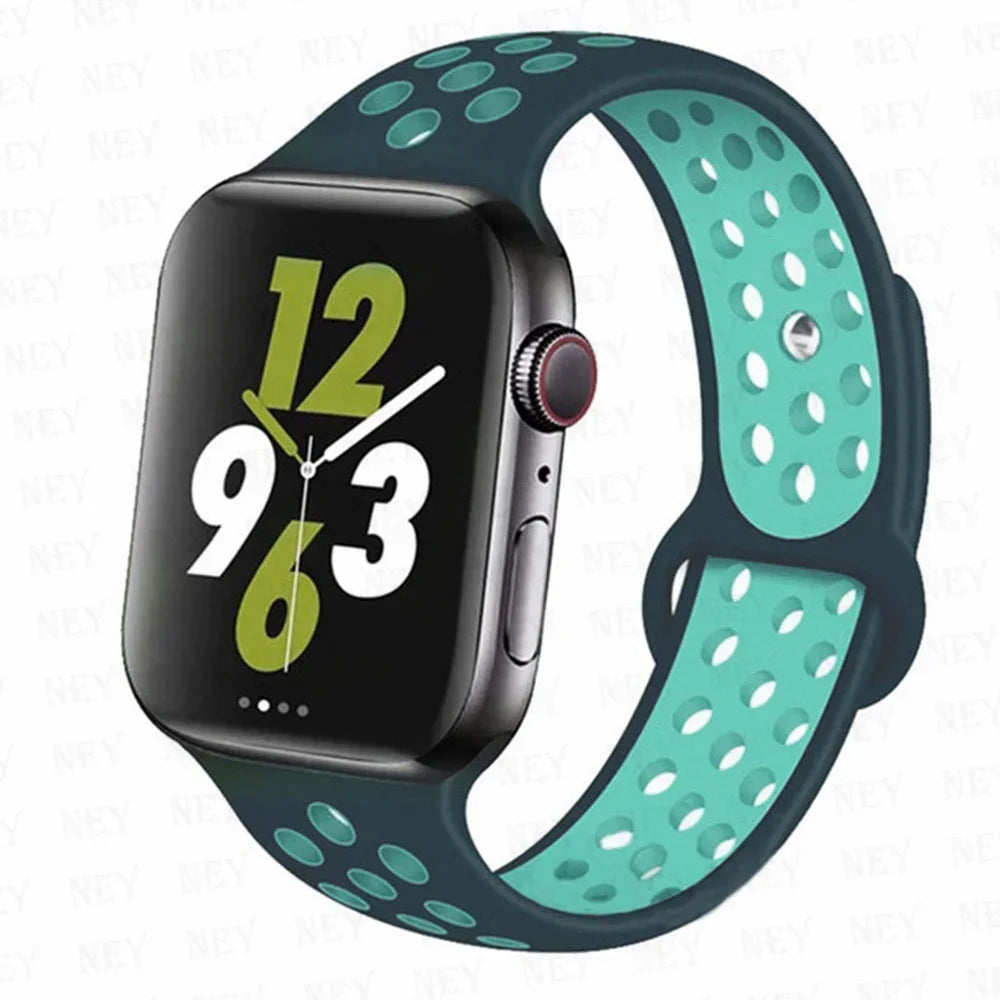 Silicone Sport Straps For Apple Watch Band 45mm 44mm Ultra2 49mm 38/40mm 41mm 42mm Pride Bracelet iWatch Series 8 7 6 4 5 3 9 SE