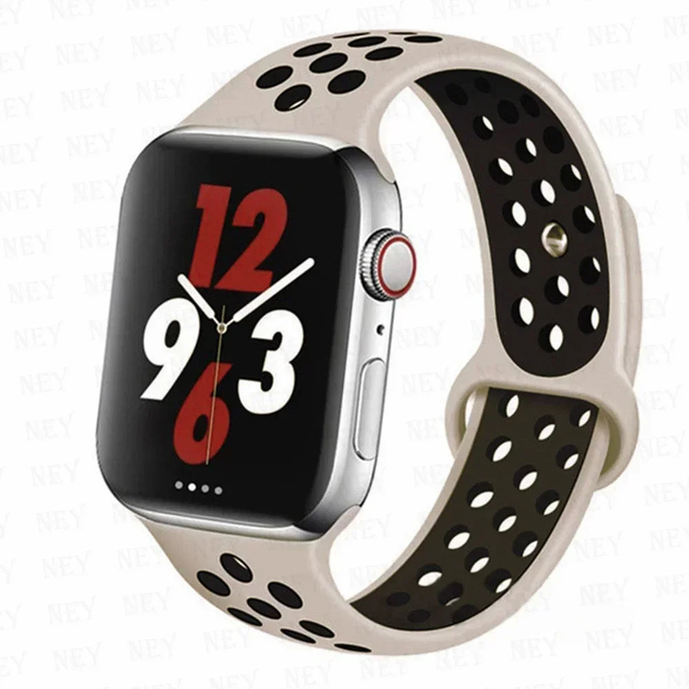 Silicone Sport Straps For Apple Watch Band 45mm 44mm Ultra2 49mm 38/40mm 41mm 42mm Pride Bracelet iWatch Series 8 7 6 4 5 3 9 SE