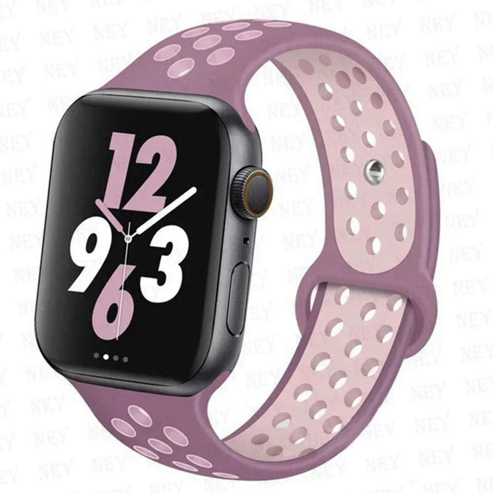 Silicone Sport Straps For Apple Watch Band 45mm 44mm Ultra2 49mm 38/40mm 41mm 42mm Pride Bracelet iWatch Series 8 7 6 4 5 3 9 SE