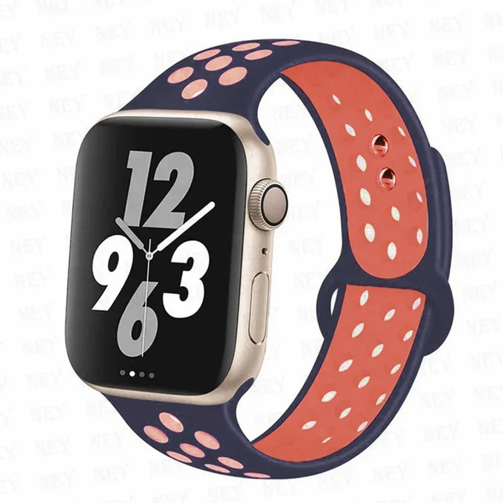 Silicone Sport Straps For Apple Watch Band 45mm 44mm Ultra2 49mm 38/40mm 41mm 42mm Pride Bracelet iWatch Series 8 7 6 4 5 3 9 SE