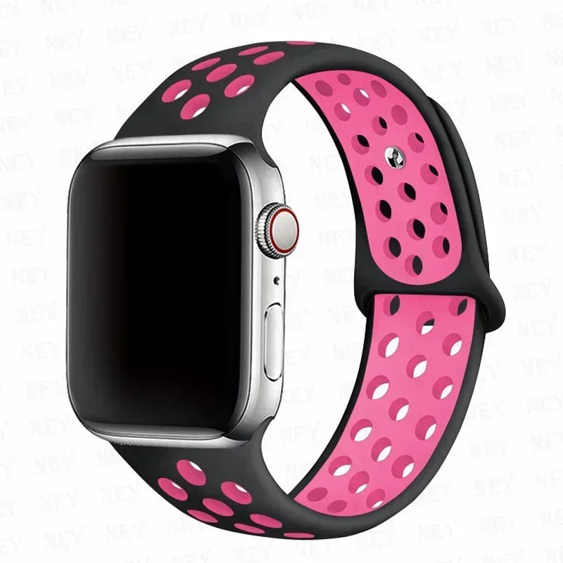 Silicone Sport Straps For Apple Watch Band 45mm 44mm Ultra2 49mm 38/40mm 41mm 42mm Pride Bracelet iWatch Series 8 7 6 4 5 3 9 SE