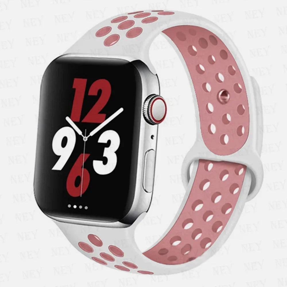 Silicone Sport Straps For Apple Watch Band 45mm 44mm Ultra2 49mm 38/40mm 41mm 42mm Pride Bracelet iWatch Series 8 7 6 4 5 3 9 SE