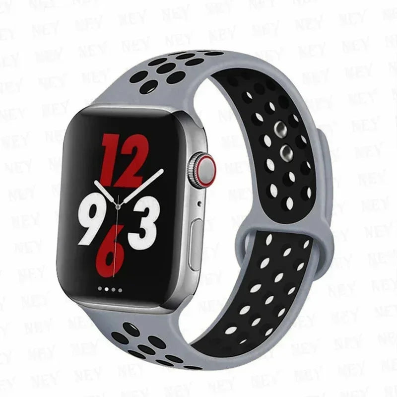 Silicone Sport Straps For Apple Watch Band 45mm 44mm Ultra2 49mm 38/40mm 41mm 42mm Pride Bracelet iWatch Series 8 7 6 4 5 3 9 SE