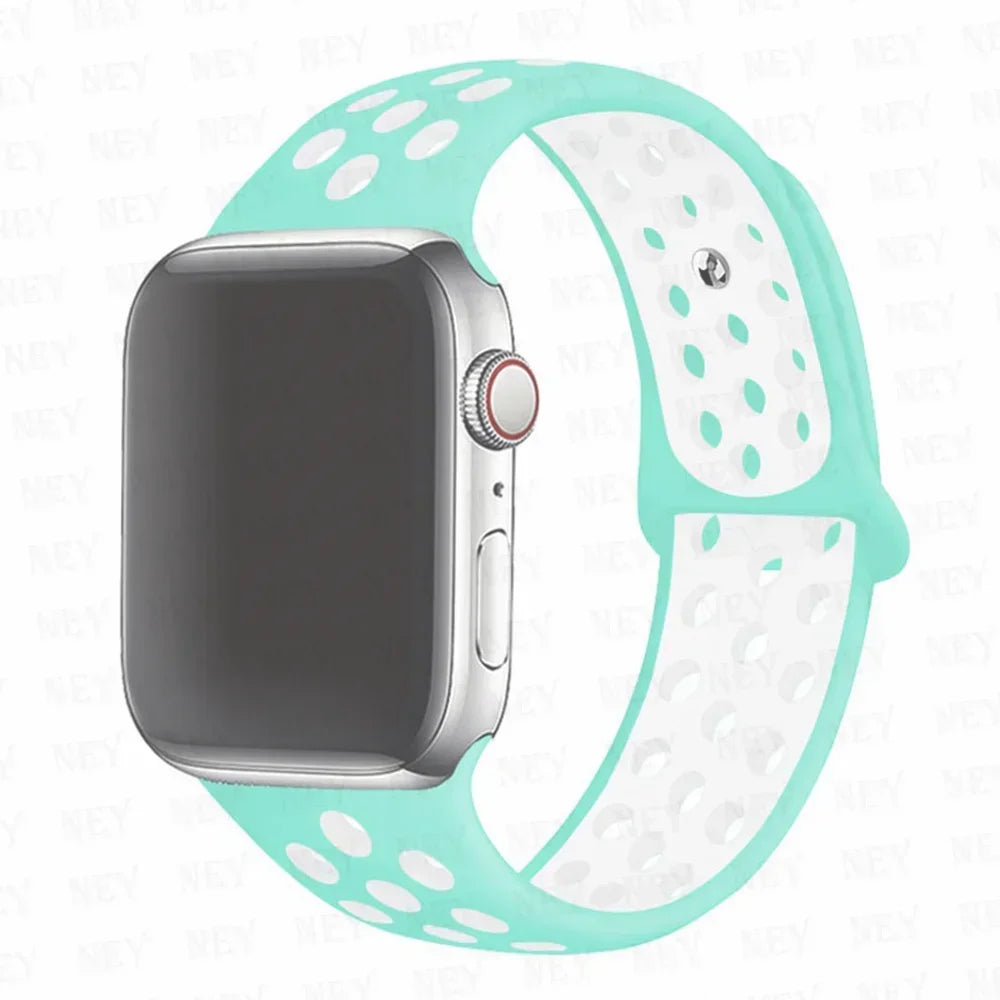 Silicone Sport Straps For Apple Watch Band 45mm 44mm Ultra2 49mm 38/40mm 41mm 42mm Pride Bracelet iWatch Series 8 7 6 4 5 3 9 SE
